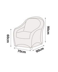 premium outdoor uv & rain storage furniture cover for patio desk chair - buy online coverworld australia