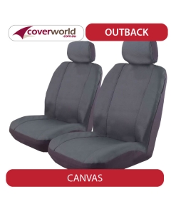 Ford Ranger Seat Covers - Outback Canvas PX2 and PX3 Dual Cab