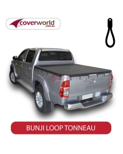 toyota hilux dual cab -  soft tonneau cover - bunji - new installation