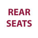 Dual Cab Rear Bench, full width with fold-down armrest and 3x headrests, allows access to ISOFIX anchor points