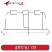 Rear Row Seat Covers - Made to Order - Jacquard