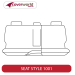 2nd Row Seat Covers - Made to Order - Jacquard