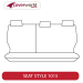 Rear Row Seat Covers - Made to Order - Leather Look Vinyl