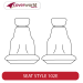 Front Seat Covers Row - Made to Order - Leather Look Vinyl