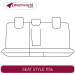 Rear Row Seat Covers - Made to Order - Jacquard
