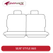 Rear / 3rd Row Seat Covers - Made to Order - Neoprene