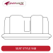 Rear Row Seat Covers - Made to Order - Jacquard