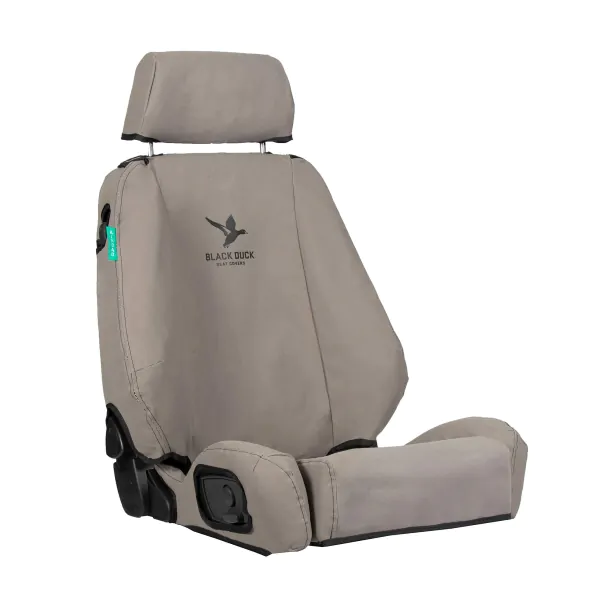 Nissan Patrol Seat Covers GU 61 Black Duck Canvas