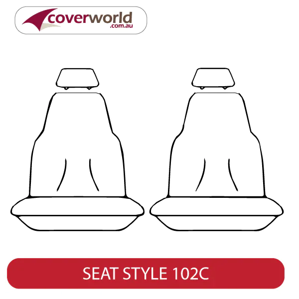 Seat Covers Kia Seltos S and Sport Badges SUV- Canvas