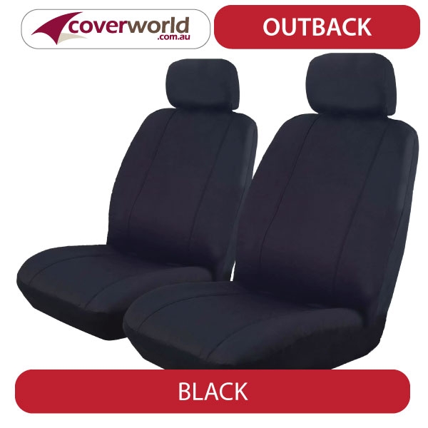 isuzu dmax seat covers outback canvas - ls-m / ls-u / x-terrain crew cab 2020 - 2021 - 2022 - 2023