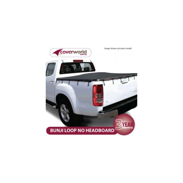 Bunji Tonneau Cover - D-Max Space Cab - up to MY15 - Without Sports Bar or Headboard