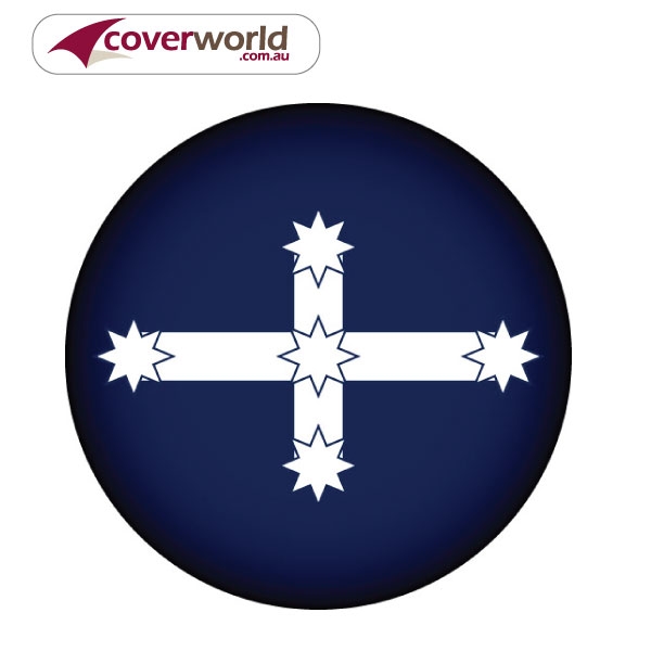 Printed Spare Tyre - Wheel Cover - Eureka Flag
