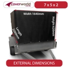 Cage Trailer Cover 7 x 5 x 2