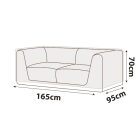 premium outdoor uv & rain storage furniture cover for partio /m/o/modular chair sofa - buy online coverworld australia