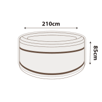 Round Spa Cover - 210cm Diameter