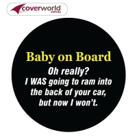 Printed Spare Tyre - Wheel Cover - Baby on Board