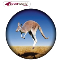 Printed Spare Tyre - Wheel Cover - Kangaroo
