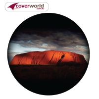 Printed Spare Tyre - Wheel Cover - Uluru