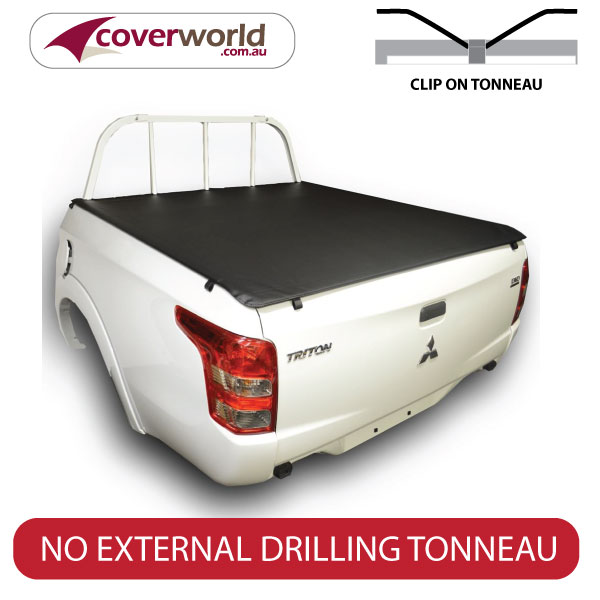 Tonneau Cover for Triton Dual Cab without Sports Bars and with  